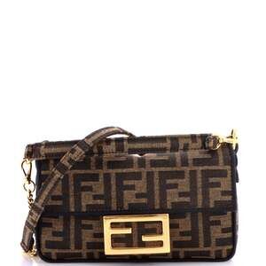 Fendi Baguette Nm Bag Zucca Canvas Mini #254402F23B